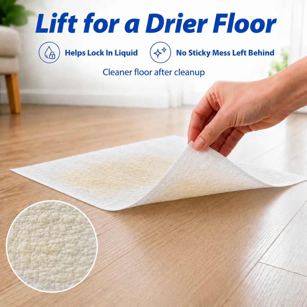 L&W BROS. Quick Absorbent Pet Sheets - Advanced Solution for Dog Urine Stain and Odor Removal