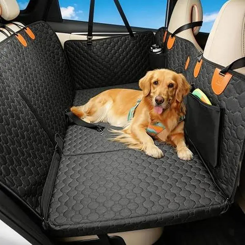 Premium Waterproof Dog Car Seat Cover - Universal Fit, Scratch-Resistant, Non-Slip, Washable Pet Travel Mat for All Seasons