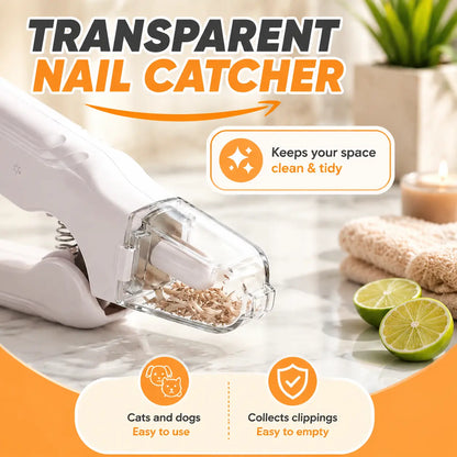 2-in-1 Dog Nail Grinder and Clipper with LED Lights for All Dog and Cat Sizes