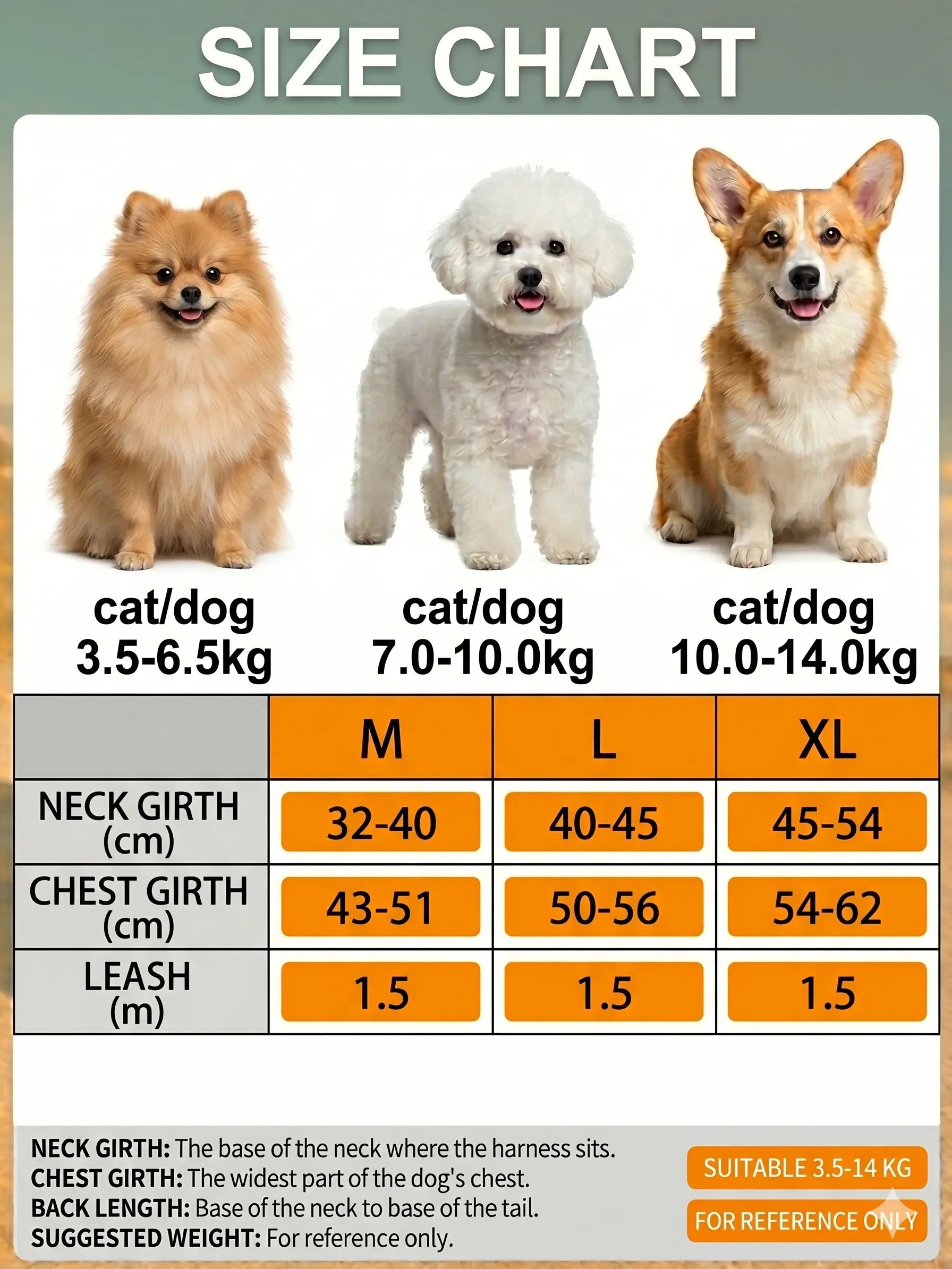 Adjustable Pet Harness and Leash Set - Soft Suede Vest, Durable and Reflective, Tangle-Free Leash for Convenient Walking, Perfect for Daily Use and Nighttime Outdoor Activities